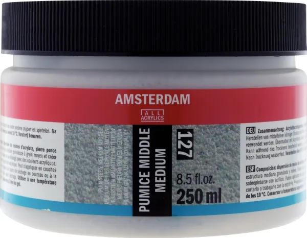 Amsterdam Pumice middle medium 127 jar | Skola & Hobby - Konstmaterial - Tillsatser | GameStuff