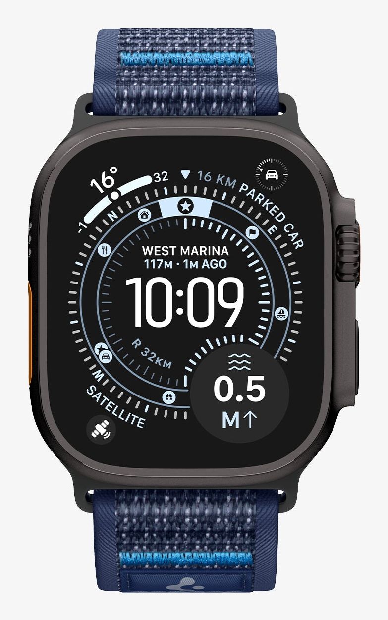 Spigen Athlex Air 2, Band, Smartwatch, Marineblå, Apple, Apple - Apple Watch Ultra 3 (49Mm), Apple - Apple Watch Ultra 2 (49Mm), Apple - Apple Watch