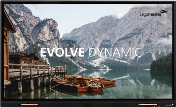 Legamaster EVOLVE DYNAMIC, 165,1 cm (65), 450 cd/m2, 1.073 milliarder farver, 3840 x 2160 pixel, 4K Ultra HD, IPS