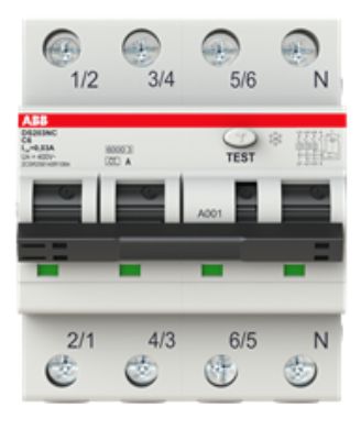 Abb Weiss Schutzschalter, Ds203nc C13 A30 - Bild 4