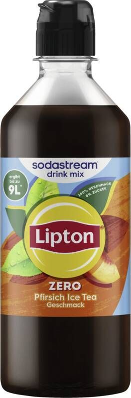 SodaStream Lipton Ice Tea, Karboniseret sirup, Sort, Orange, Fersken, 440 ml, 1 stk