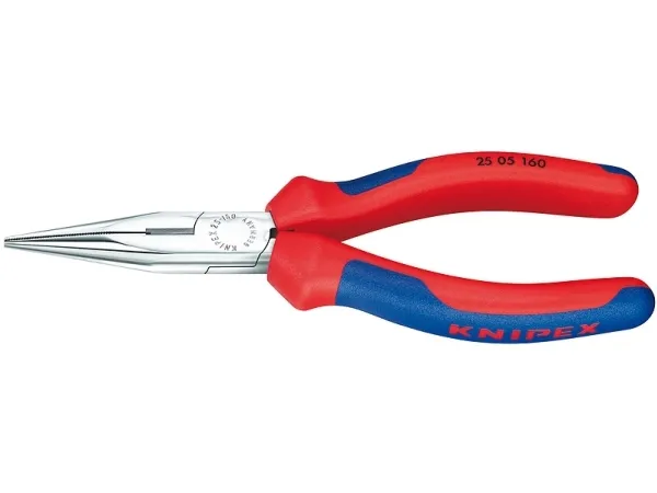 Knipex 25 05 160, Avbitartång, Krom, Rostfritt stål, Blå, Röd, 160 mm, 144 g | Verktyg & Verkstad - Tänger - Flack- och Rundtång | GameStuff