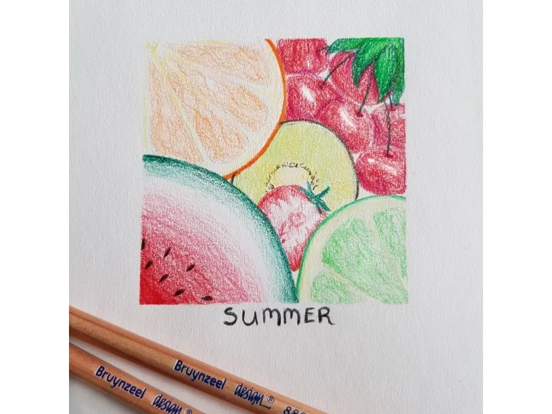 Bruynzeel Colour pencil box 48 colours | Skola & Hobby - Konstmaterial - Pennor | GameStuff