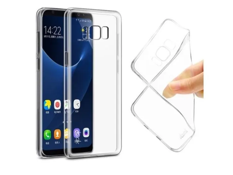 Transparent Silicone backcover til Samsung S9 Plus