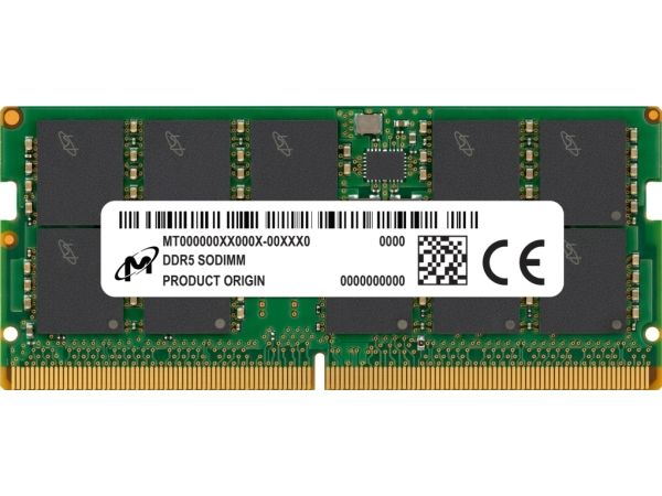 Micron Mtc10c1084s1tc56br Ram-Modul 16 Gb Ddr5 5600 Mhz Ecc So-Dimm