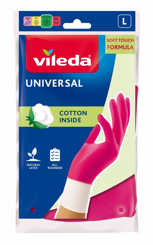 Vileda Vileda Universal husholdningshandske L 8410435841031 Modsvarer: N/A