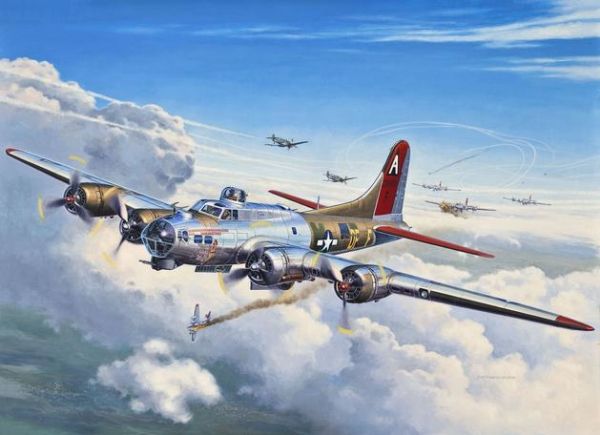 Revell B-17G Flying Fortress, Starrflügelflugzeug-Modell, Montagesatz, 1:72, B-17G Flying Fortress, Kunststoff, Second World War