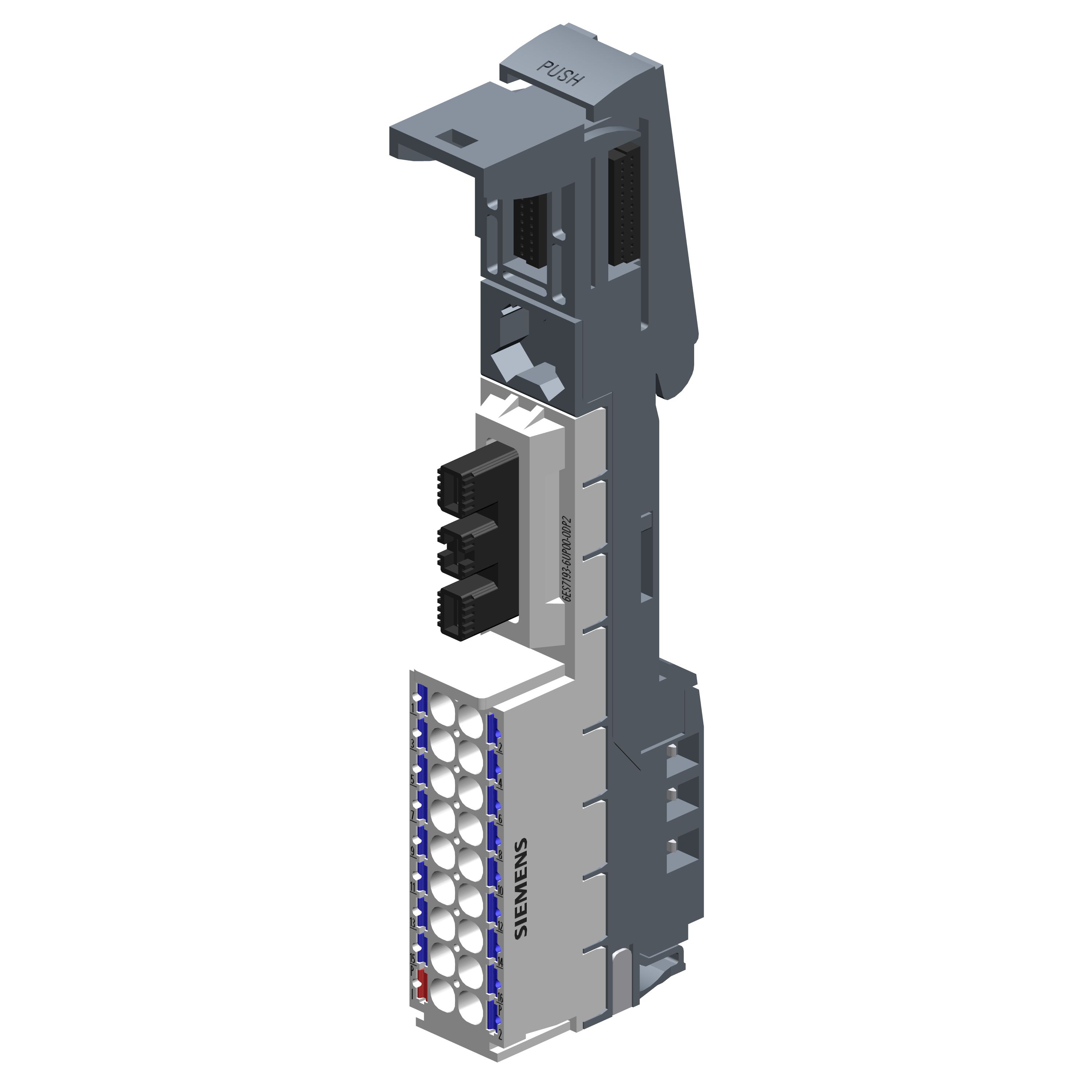 Siemens 6ES7193-6UP00-0DP2, 0, 48 V, 117 mm, 47 g, 123 mm, 40 mm, 27 mm