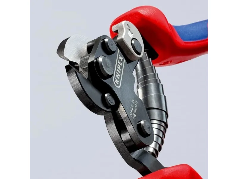 Knipex 95 62 160 TC, Handdriven kabelavbitare, Blå, Röd, Svart, Blå, Röd, 160 mm, 60 mm, 175 g | EL Artiklar - Verktyg för EL - Kabelverktyg | GameStuff