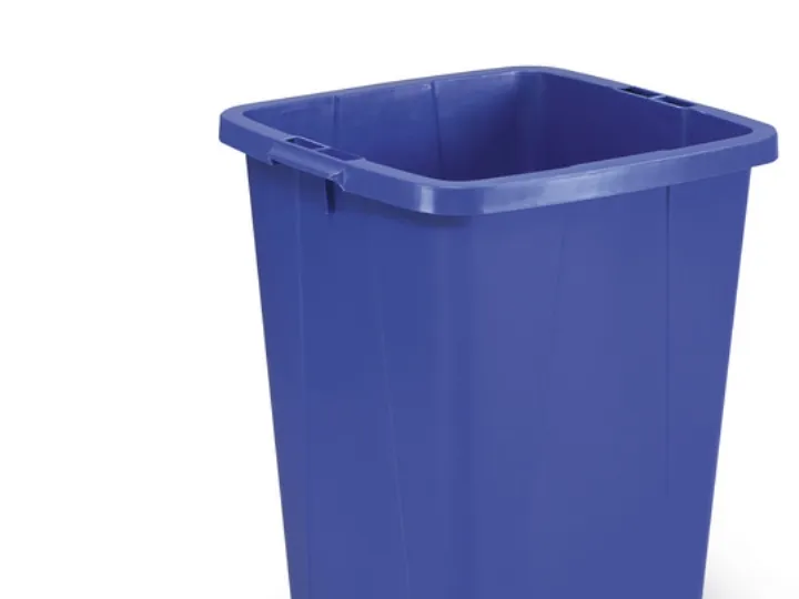 Affaldsspand Durable Durabin 90L blå firkantet | Skrivare - Skrivartillbehör | GameStuff