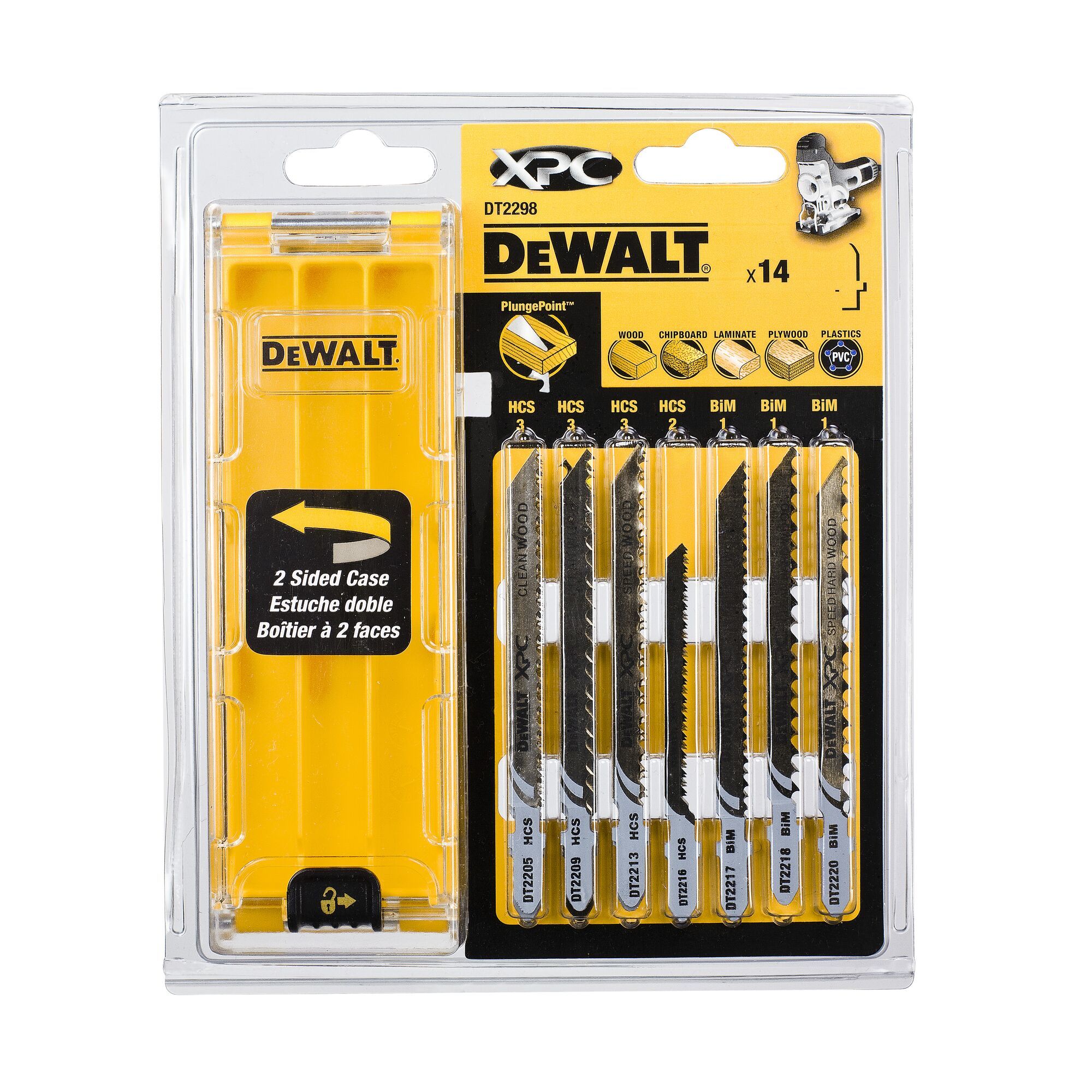 Dewalt Stichsägensatz Mit 14 Blättern (T101d X 3, T101b X)