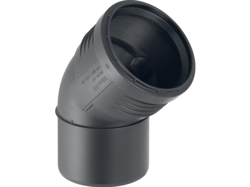Bøjning PP Silent, 40 mm, 45° - Geberit
