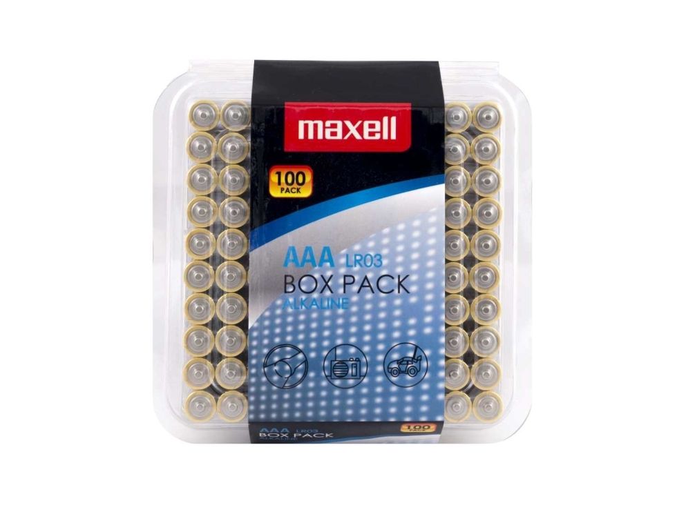 Maxell 790410, Einwegbatterie, Aaa, Alkali, 1,5 V, 100 Stück(E), 10,5 Mm