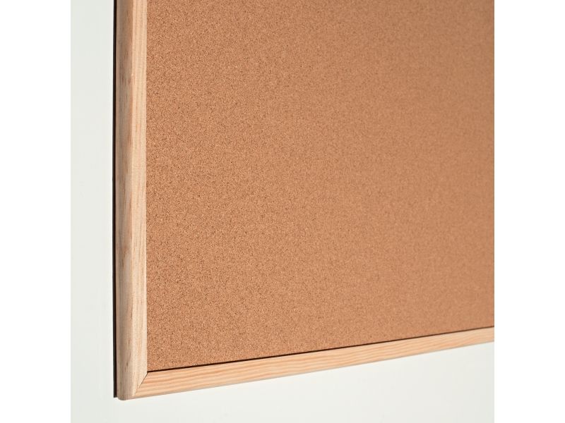 Opslagstavle I Kork Standard Med Træramme 40 X 60 Cm Naturbrun