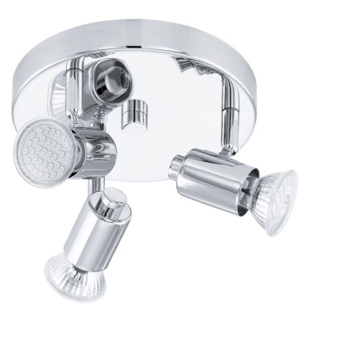 Eglo Rosaro Spot Led 3X3w Krom