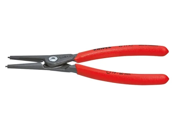 Knipex 49 11 A3, Låsringstång, Kromvanadinstål, Plast, Röd, 225 mm, 270 g | Verktyg & Verkstad - Tänger - Alla Tänger | GameStuff