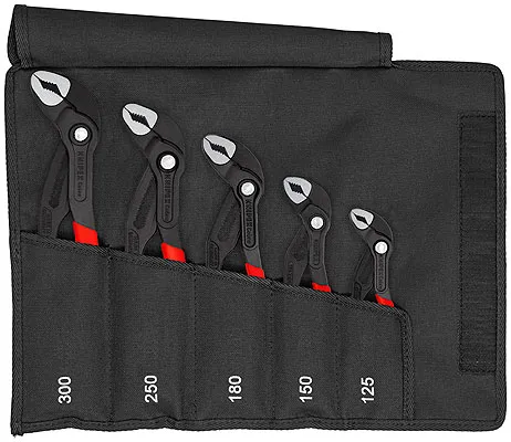 KNIPEX Cobra - Tongue and groove pliers set - 5 delar - i folding bag | Verktyg & Verkstad - Tänger - Tångsatser | GameStuff