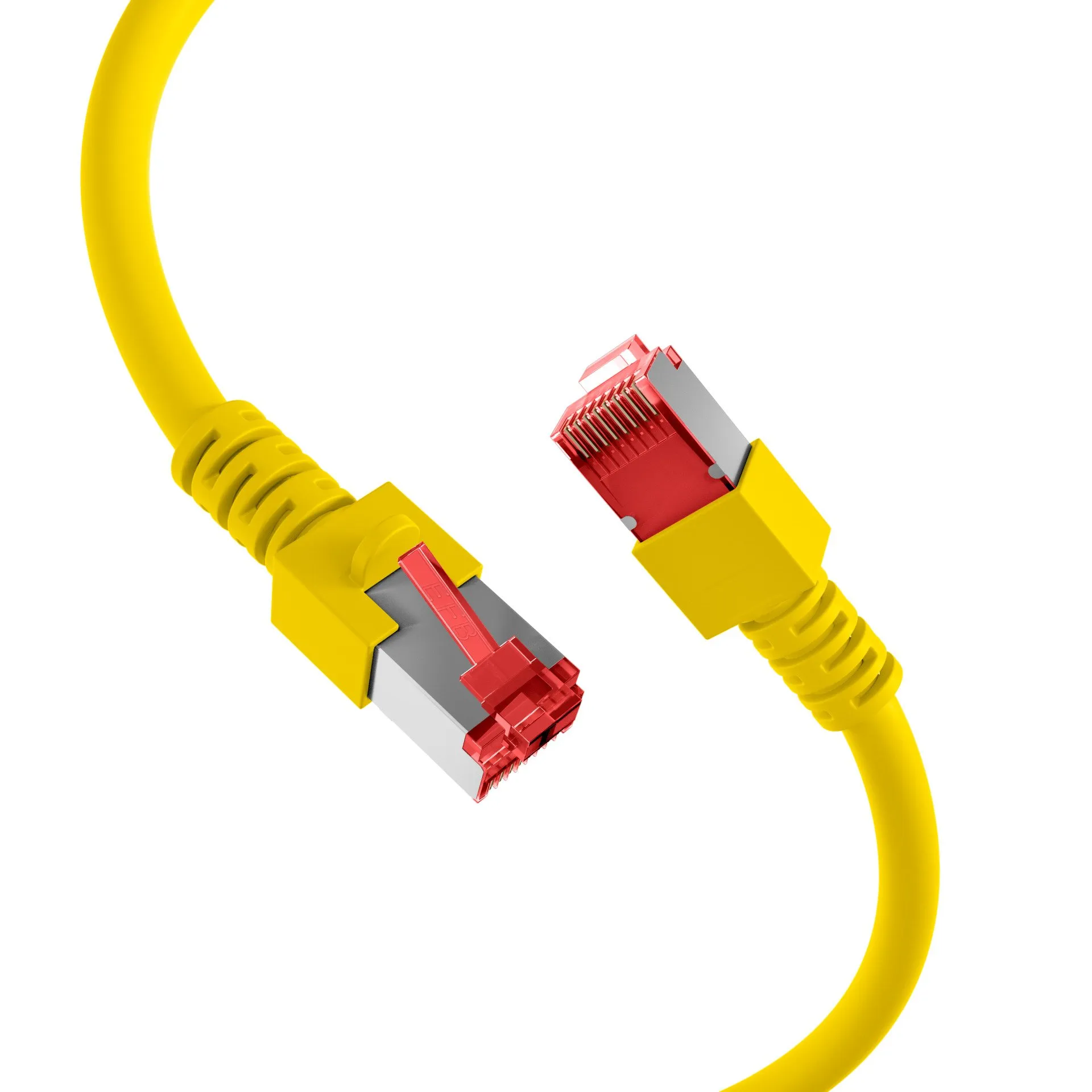 Patchkabel RJ45, CAT6 250Mhz,30m gelb, S-STP(S/FTP), LSOH