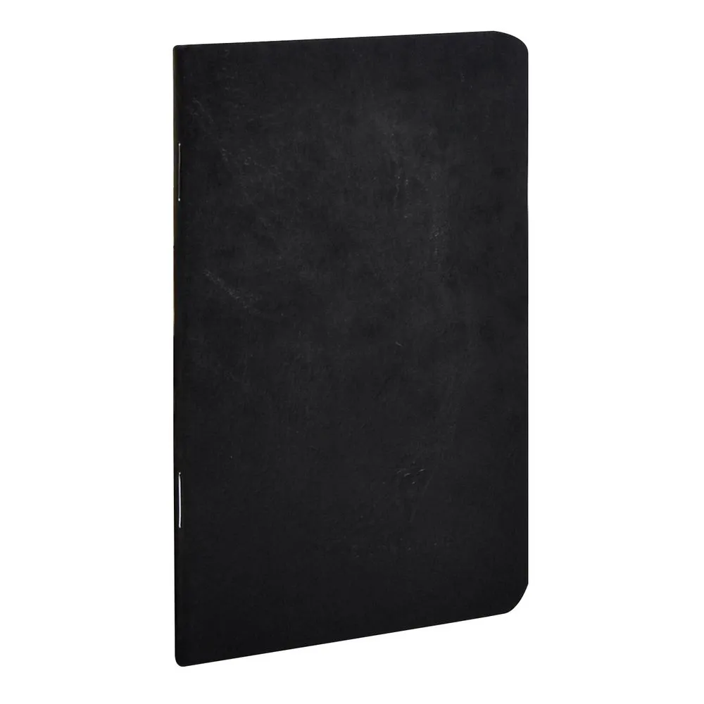 Clairefontaine Age Bag2 Black Notebook 9x14cm, 96 sidor/48 ark, 90 grams vitt papper, linjerat, kartongomslag | Papper & Emballage - Block & Post-It - Anteckningsböcker | GameStuff