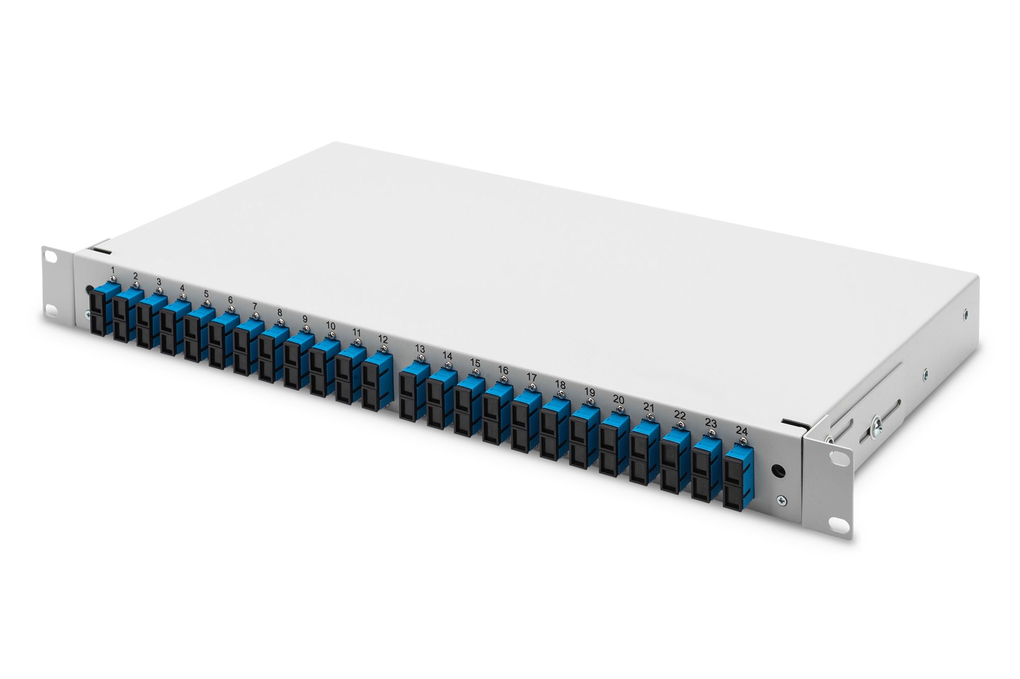 Digitus DN-96322 Fiberskabsmodul - 19", 1U, 24x SC Duplex - OS2 Adapter