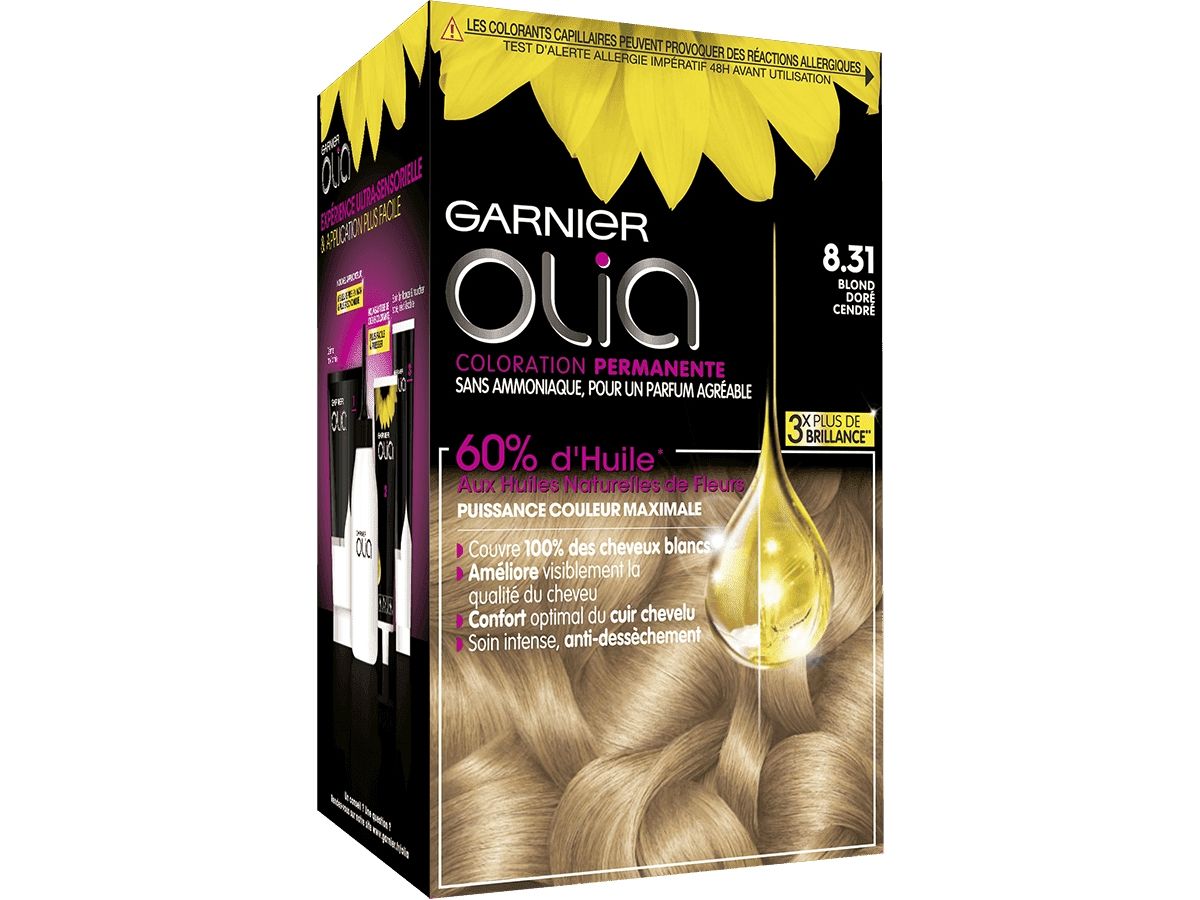 Garnier Olia Permanent Coloring 831 Blond Honey Hair Color