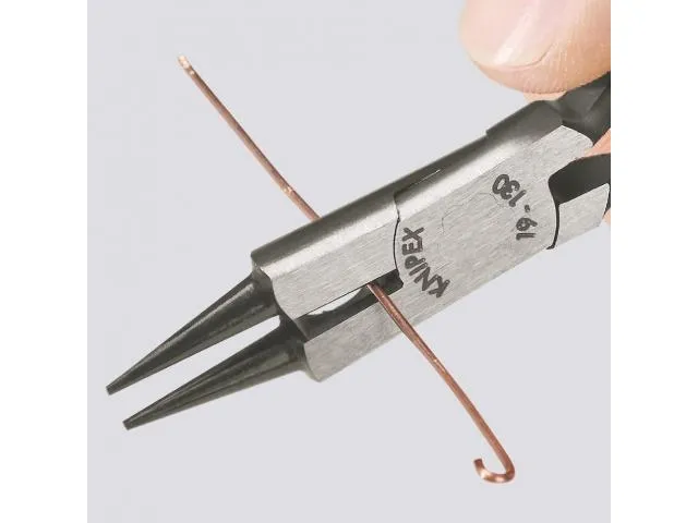 Knipex 19 01 130, Låsringstång, 2 mm, Stötsäker, Dielektrisk, Kromvanadinstål, Plast, Röd | Verktyg & Verkstad - Tänger - Flack- och Rundtång | GameStuff