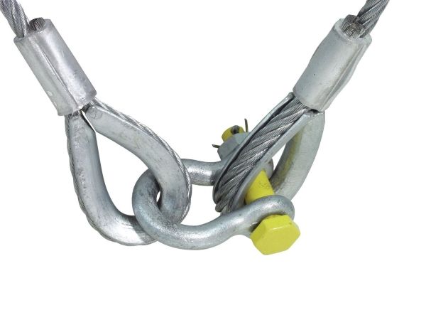 Eurolite 58010490, Seil, Zink Stahl, 1050 Kg, Silber, 1 M, 1 Cm
