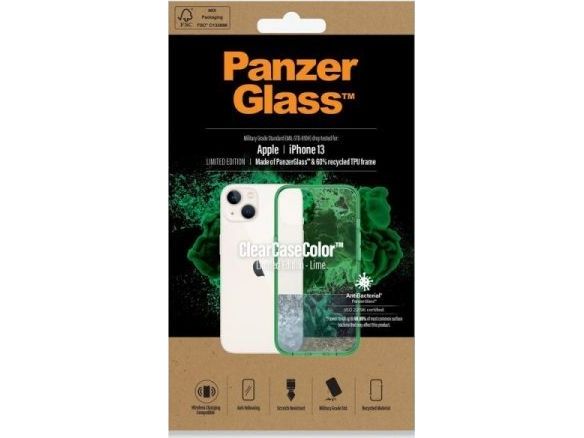 Panzerglass Clearcasecolor Apple Iphone 13 - Lime, Cover, Apple, Apple - Iphone 13, 15,4 Cm (6.06 Zoll), Grün