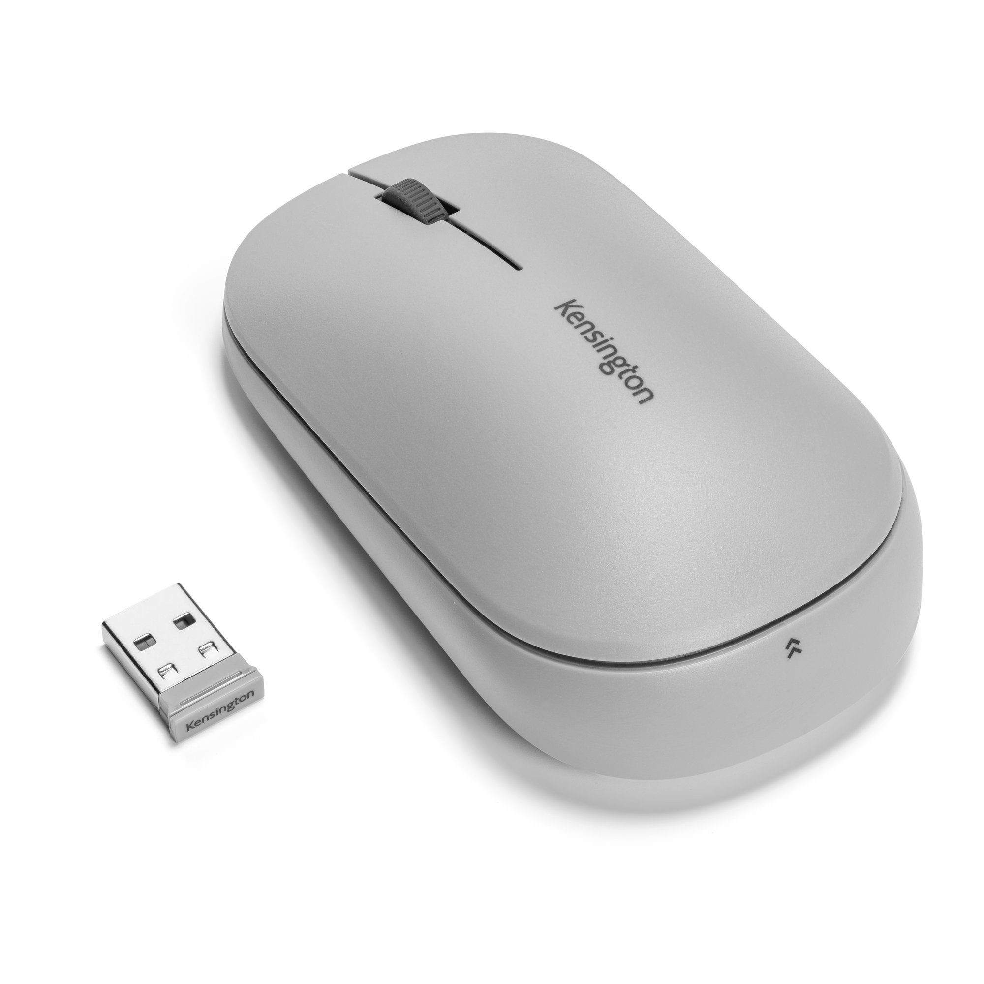 Kensington Suretrack Kabellose Maus Mit Bluetooth & Nano-Usb-Empfänger - Grau, Beidhändig, Rf Wireless + Bluetooth, 2400 Dpi, Grau