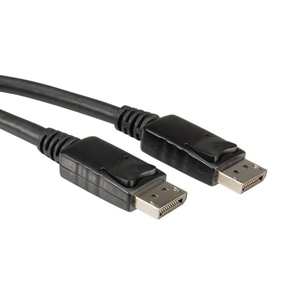 Wert Dp-Dp, M/M 1 M, Displayport, Displayport, Mand, Mand, Sort