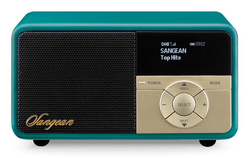 Sangean Ddr-7X Tragbares Dab+-Radio Fm Bluetooth, Grün