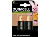 Duracell Recharge Ultra - Batteri 2 x C - NiMH - (ladbare) - 3000 mAh