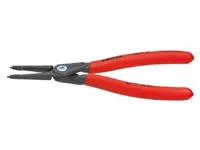 Knipex 48 11 J1, Låseringtang, Kromvanadiumstål, Plast, Rød, 140 mm, 105 g
