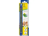 Produktfoto för Staedtler Blyertspenna, Noris 120, HB-stift, sexkantig pennkropp, gul och svart
