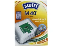 Swirl M 40 støvsugerposer til Miele & Hoover - Passer til Miele Classic C1, Complete C2+3, S 8340 + GN og Hoover H72+73 & AT70 AT Athos