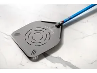 Gi.Metal Napoli Rectangular Perforated Pizza Peel 36x36 cm Handle 60 cm