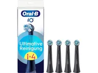 Oral-B iO-serien Ultimate Clean tannbørstehoder – svarte – 4-pakning