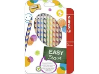 STABILO Colored pencils EASYCOLOR L 12-STK ASS. For lefthanded