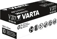 Produktfoto för Varta V 377 - Batteri SR66 - silveroxid - 27 mAh