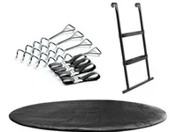 Overtræk, stige og forankring t/Ø427 cm trampolin (807-534)