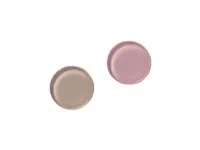 Super Stærke Magneter, Runde, Mix beige/ rose acrylic 2,5 x 2,8 cm - (2 stk.)