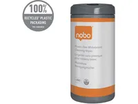 Nobo plastfri whiteboard rengøringsservietter (100 stk.)