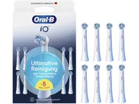 Oral-B iO Series Ultimate Cleaning tannbørstehoder – hvite – 8-pakning