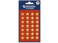 Etiketter Avery Z-Design Guldstjerner 8x8 mm - til dekoration - (56 stk.)