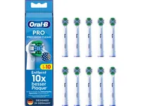 Oral-B Pro Precision Clean tannbørstehoder ? hvite ? 10-pakning