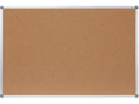 Opslagstavle Dahle 90x60 cm kork med aluramme - inkl. monteringssæt
