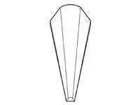 Knipex 92 21 07, Rustfritt stål, Rustfritt stål, Spiss, Rett, 14 g, 10 mm