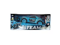 Light Racing Steam Radiostyrt Bil - Blå