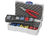 KNIPEX Press-sortimenter, for endehylser med plastkrage