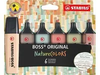 STABILO BOSS ORIGINAL Nature Colors 6-pk